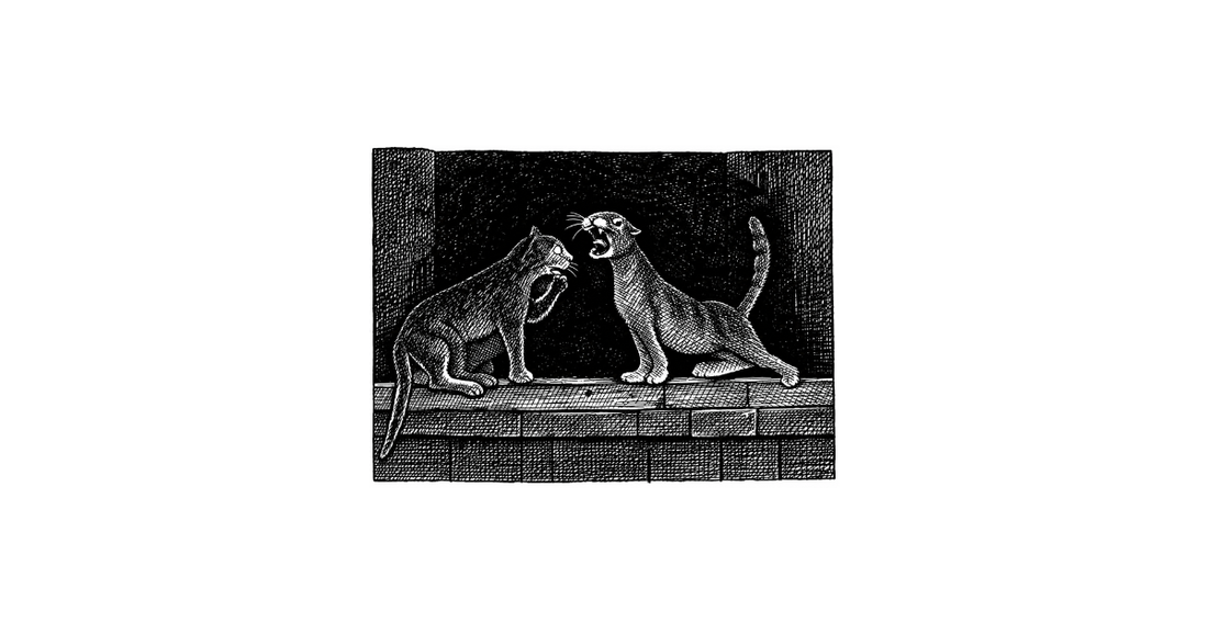 Sukumar Ray's original drawing for Hulor Gaan from Abol Tabol