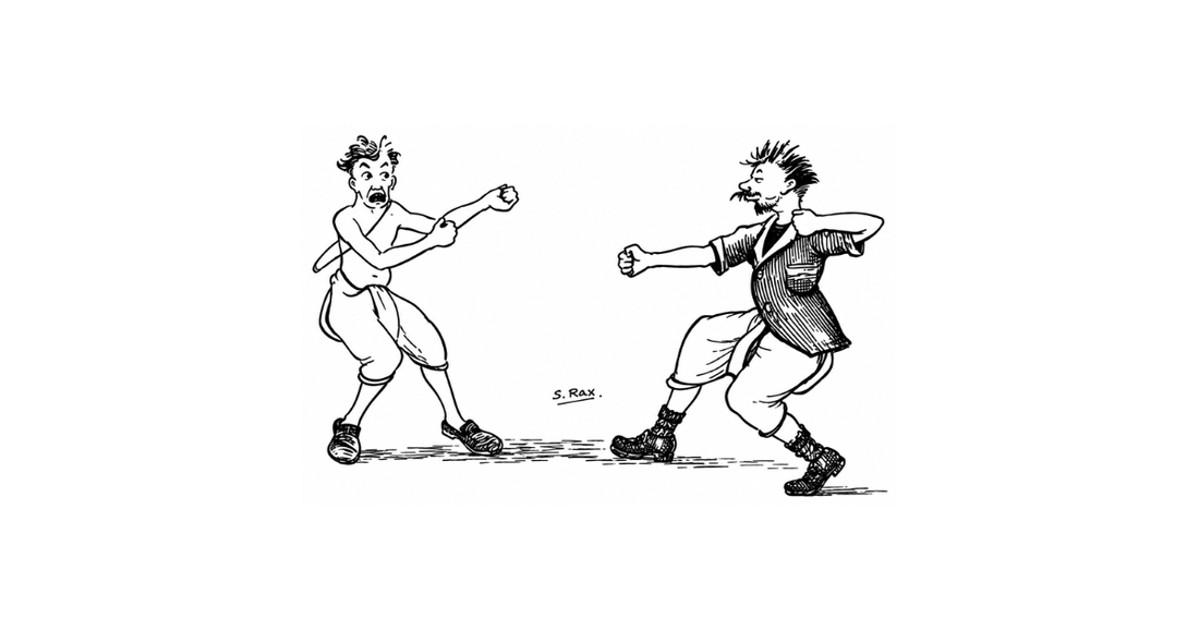 Sukumar Ray's original drawing for Narod Narod from Abol Tabol